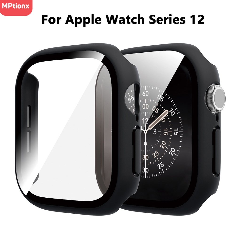 Apple Smartwatch Accessories - Vidrio templado + funda para Apple