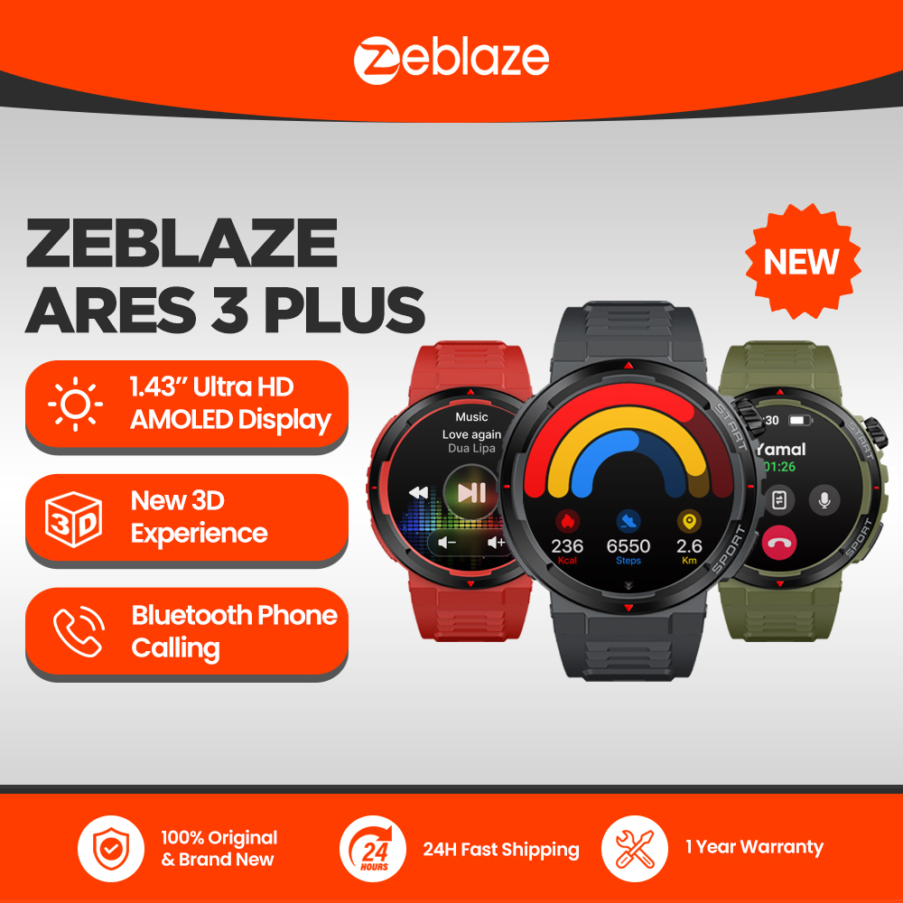 Smartwatch Faces - Nuevo reloj inteligente Zeblaze Ares 3