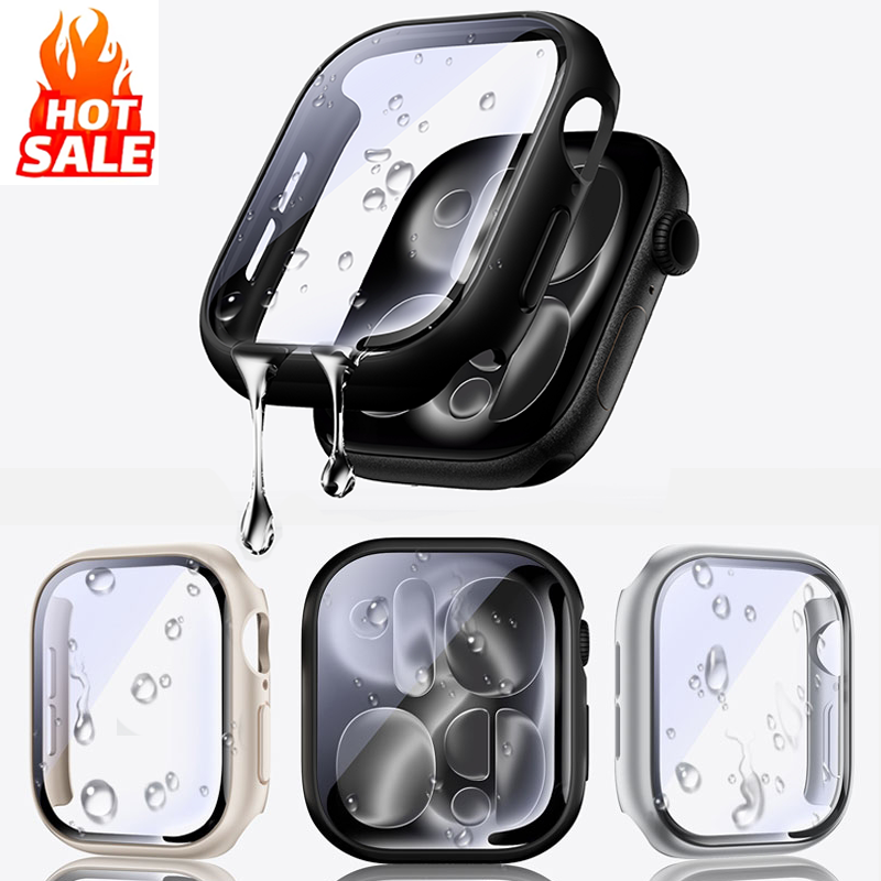 Apple Smartwatch Accessories - Vidrio templado + cubierta para Apple